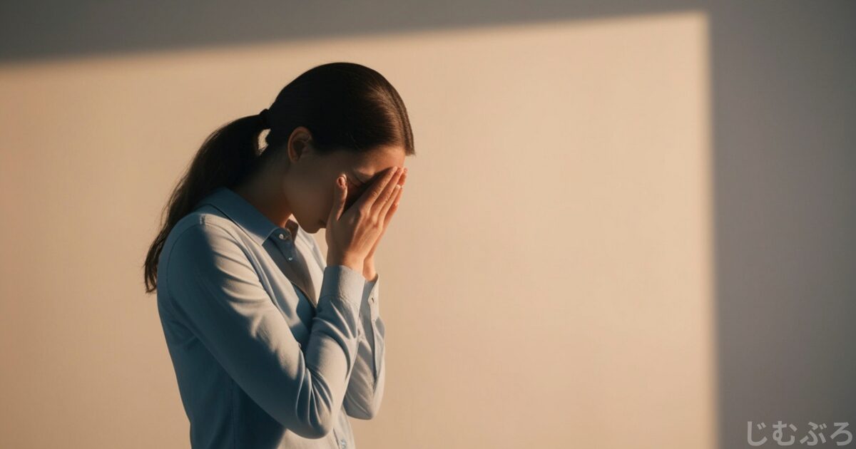 ジム初心者の女性が人目が気になってしまう。